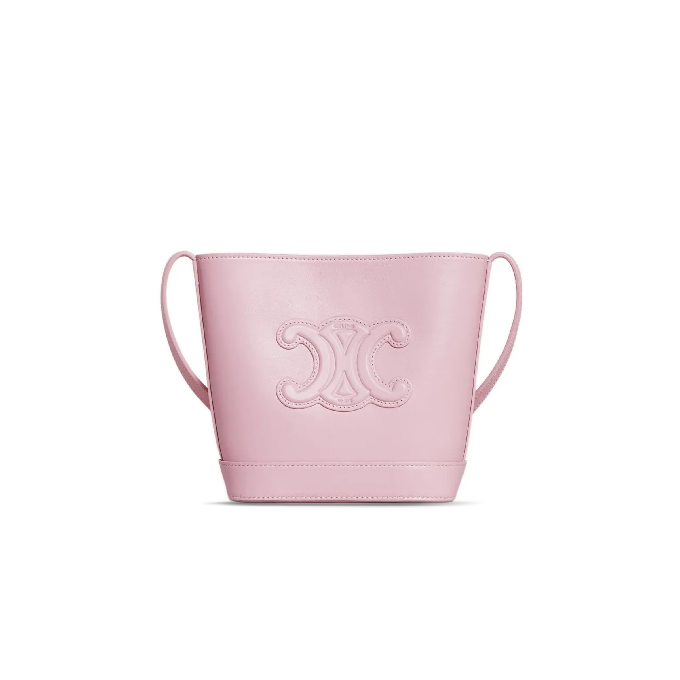 Ce**e mini bucket bag in cuir triomphe smooth cowhide 1004333du3.24lp (19.5*16*7cm)